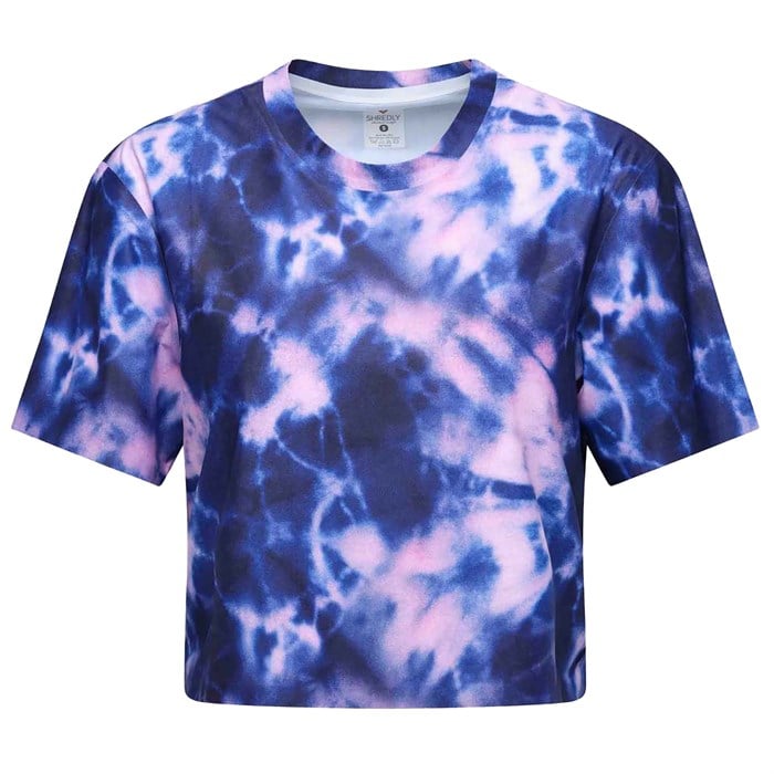 

Футболка свободного кроя Beyond tech - женская Shredly, Midnight Tie Dye