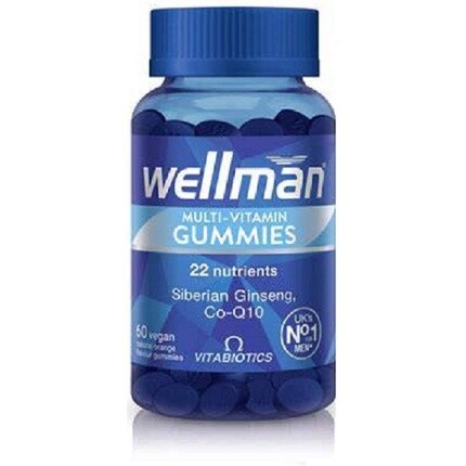 

Wellman Multi-Vitamin Vegan Orange Gummies 60 жевательных конфет Vitabiotics