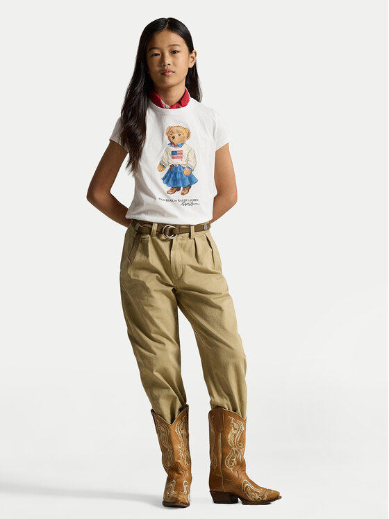 Футболка regular fit 313A98403001 Polo Ralph Lauren, белый — фото 2