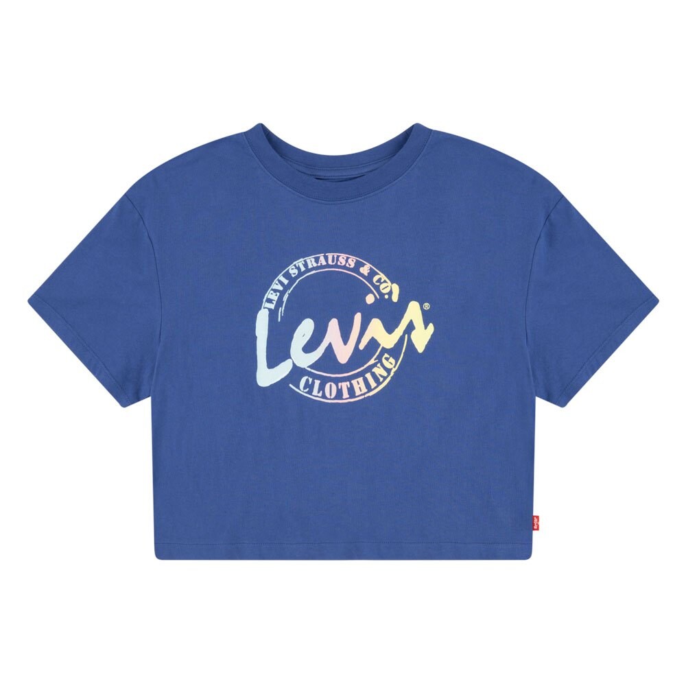 

Футболка Levi´s Meet And Greet Script Cropped, синий