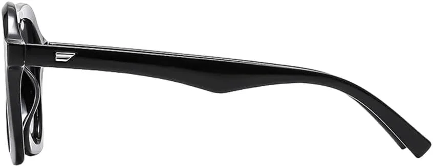 

Женские овальные солнцезащитные очки в стиле ретро с двойным дужком, усовершенствованные и универсальные, модные мужские солнцезащитные очки UV400 TYUVIVO, Blue