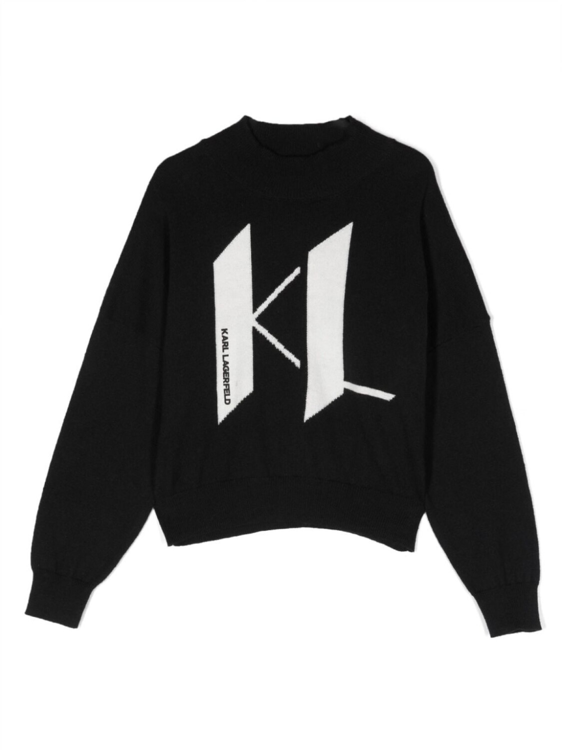

Karl Lagerfeld Kids джемпер Seasonal Logo, черный