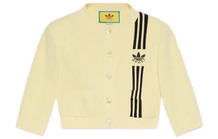 

Укороченный топ Adidas X женский желтый Gucci