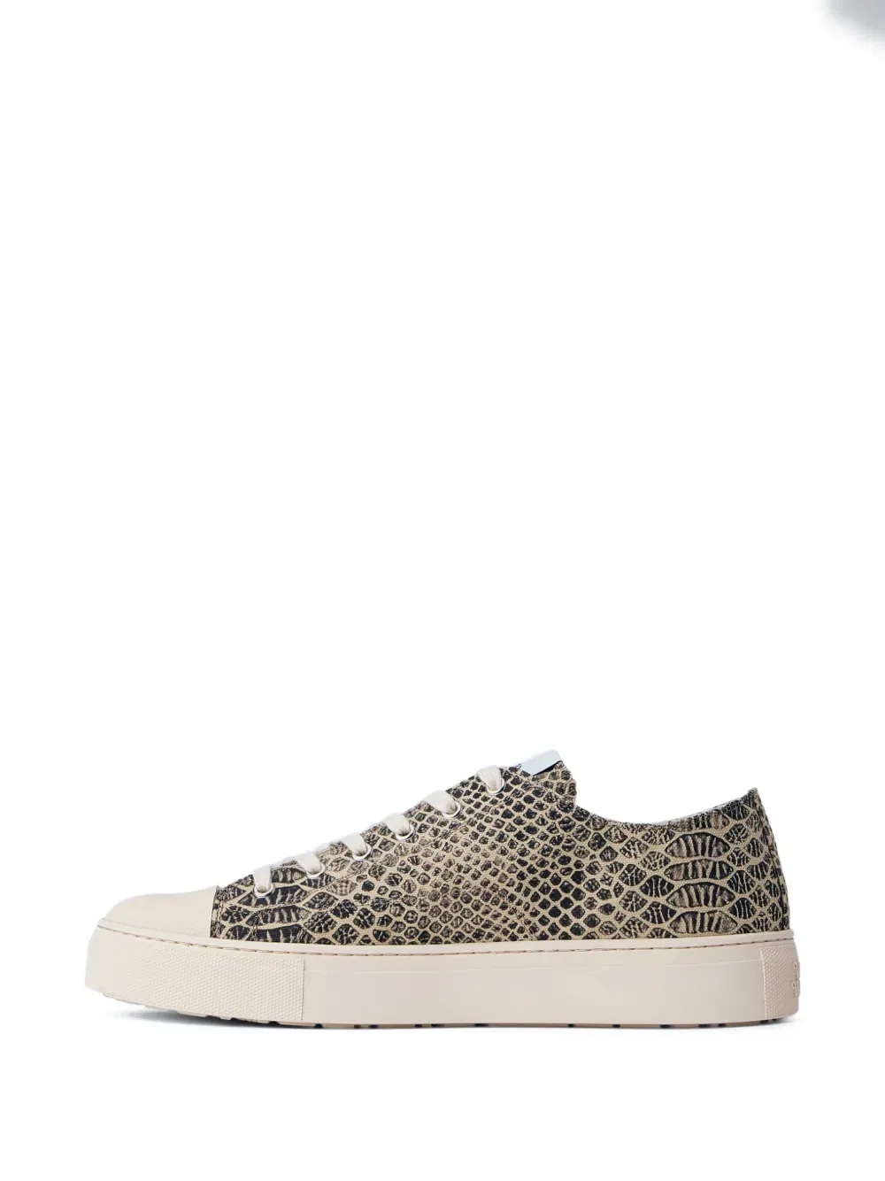 Низкие кроссовки Plimsoll с эффектом змеиной кожи Vivienne Westwood, нейтральный — фото 4