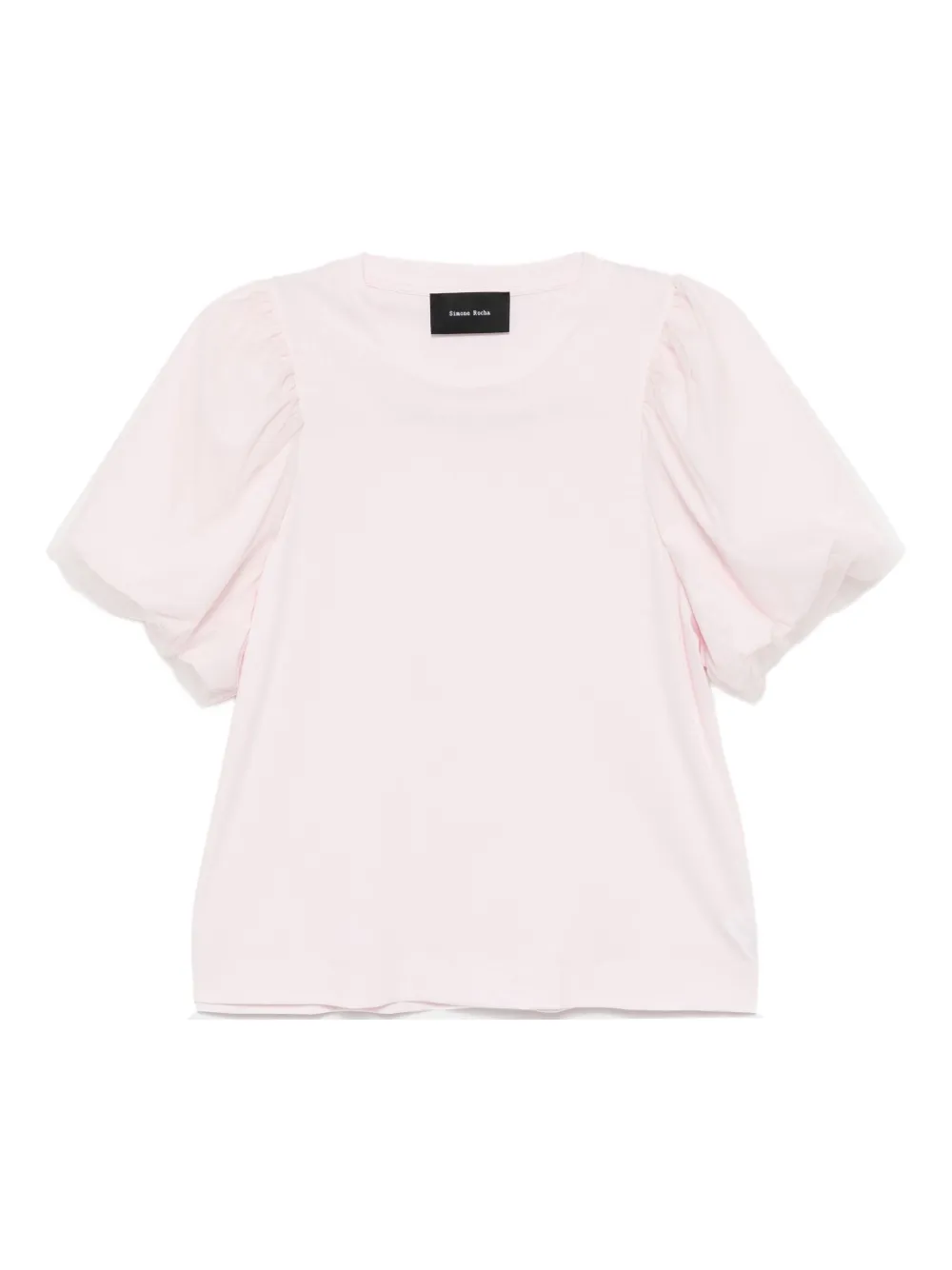 

Футболка с круглым вырезом Simone Rocha, розовый