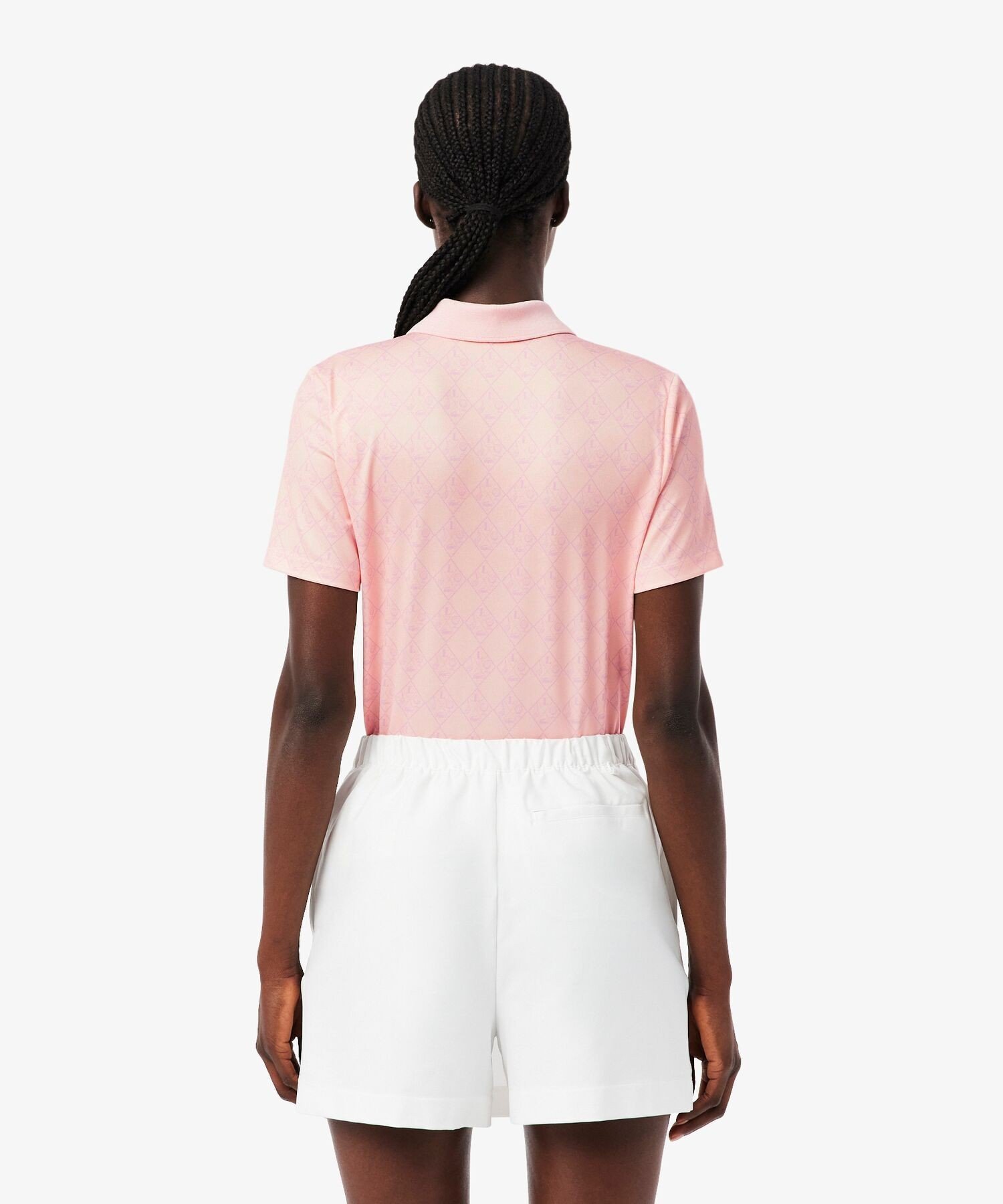 Поло для гольфа Lacoste Ultra Dry, защита от ультрафиолета UPF50+, Baby Pink — фото 2