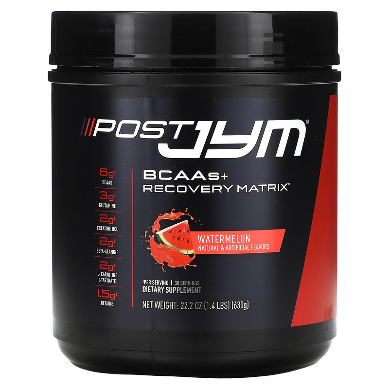 

JYM Supplement Science, BCAA + Recovery Matrix, арбуз, 630 г (22,2 унции)
