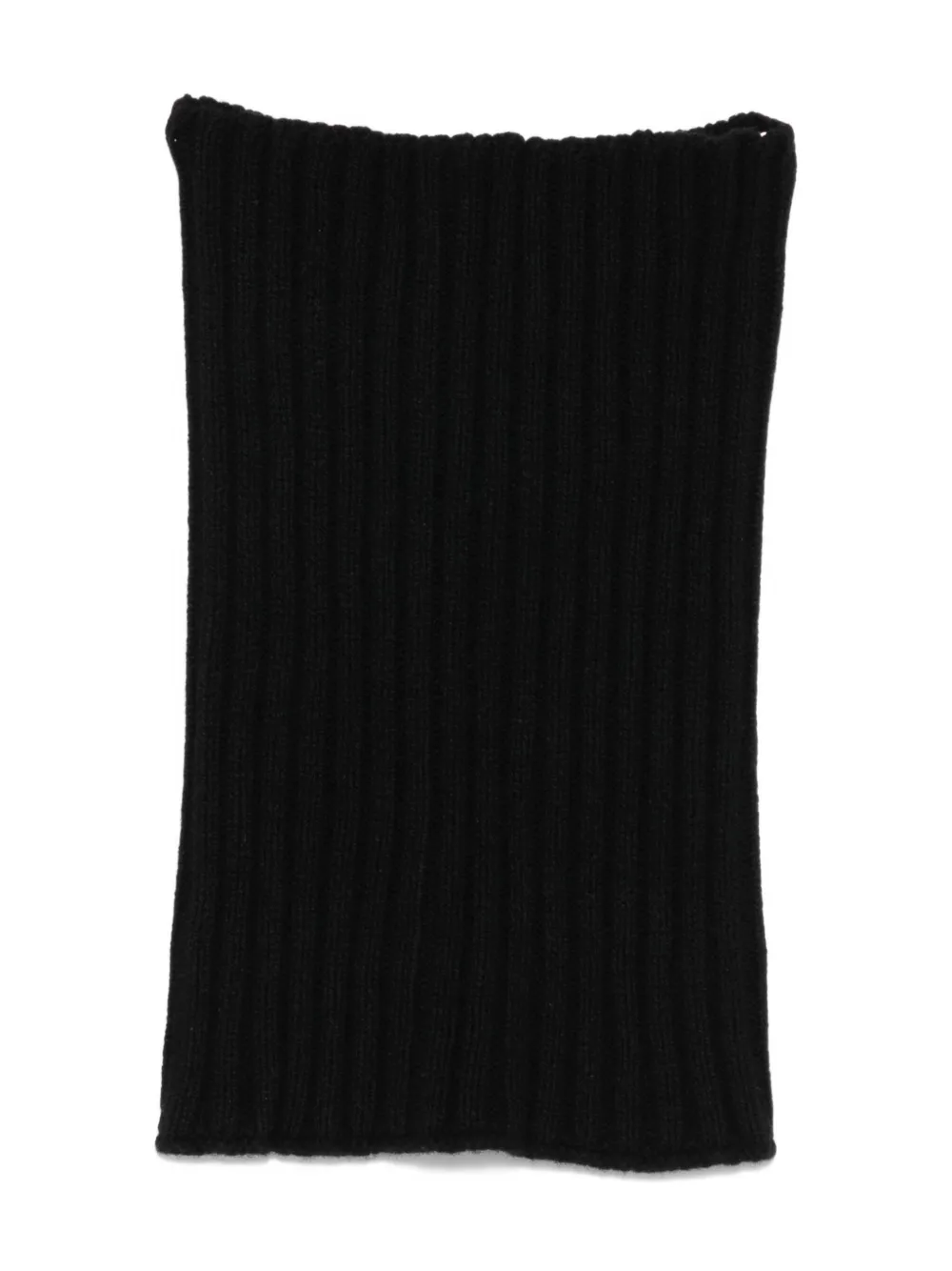 

Прямоугольный шарф ребристой вязки Rick Owens, черный