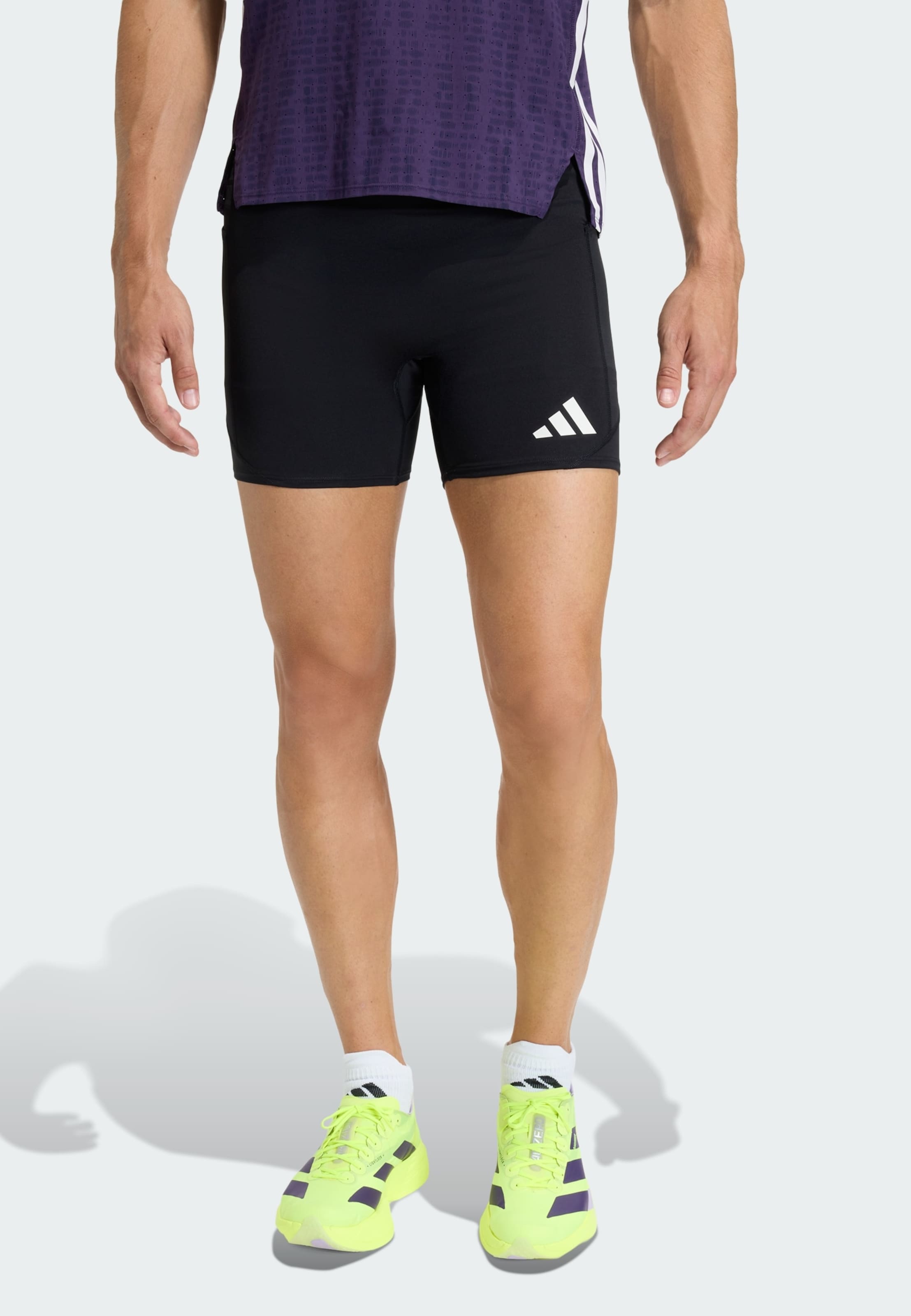 Adidas Performance Узкие спортивные шорты 'Adizero' в черном цвете — фото 2