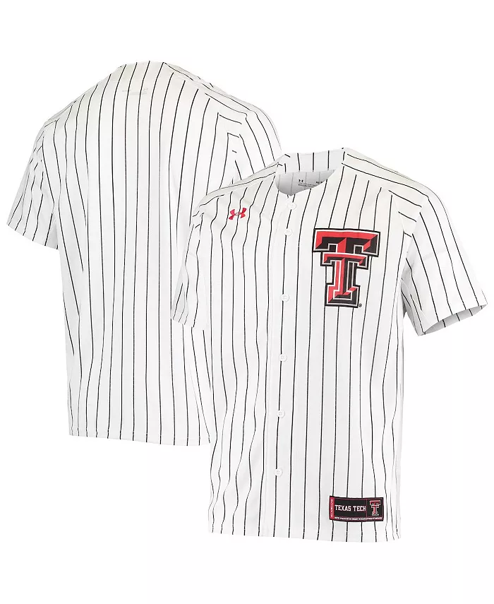

Мужская бейсбольная джерси Texas Tech Red Raiders Performance Replica Under Armour, белый