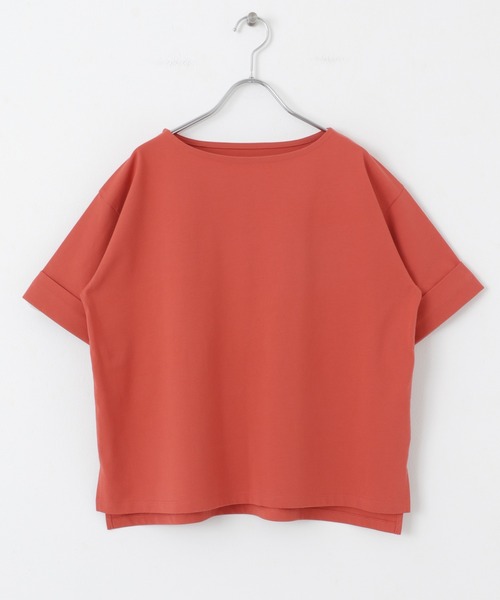 

Футболка с коротким рукавом, отворот SENSE OF PLACE by URBAN RESEARCH, красный