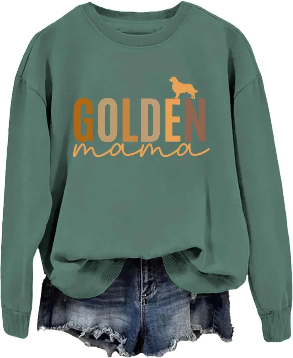 

Толстовка Golden Mama с принтом Golden Retriever Phncal
