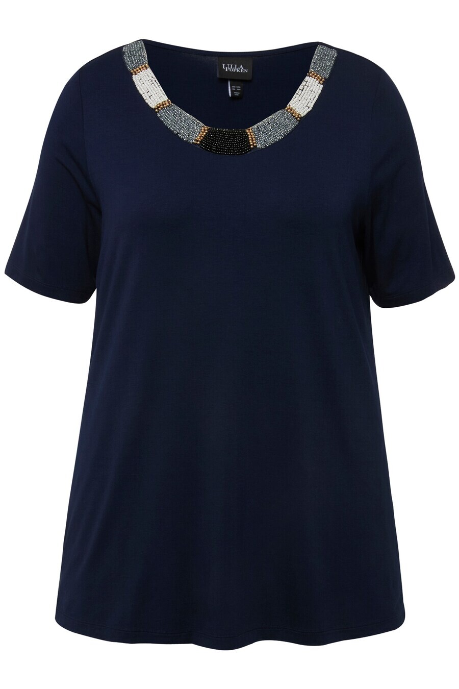 

Футболка Ulla Popken Shirt, морской синий