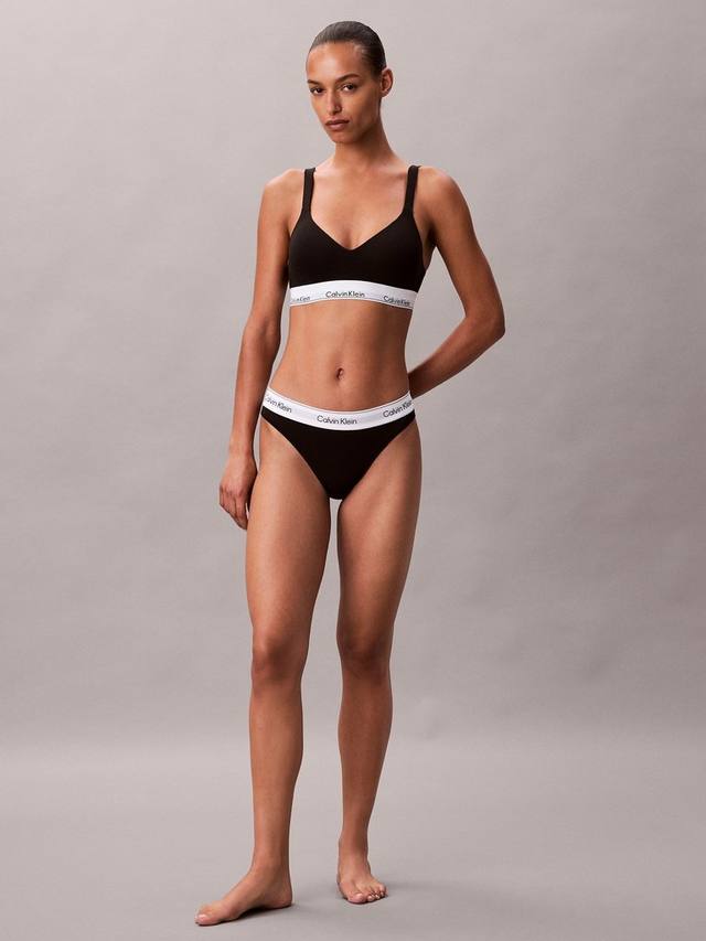 

Хлопковый бралетт Icon Cotton Modal Lift Calvin Klein, Black