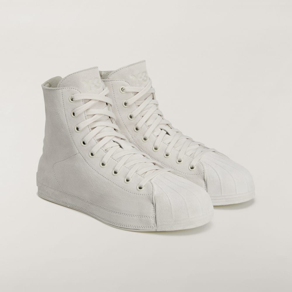 Высокие кроссовки Adidas Y-3 NIZZASTAR HI, цвет Orbit Grey/Orbit Grey/Orbit Grey — фото 4