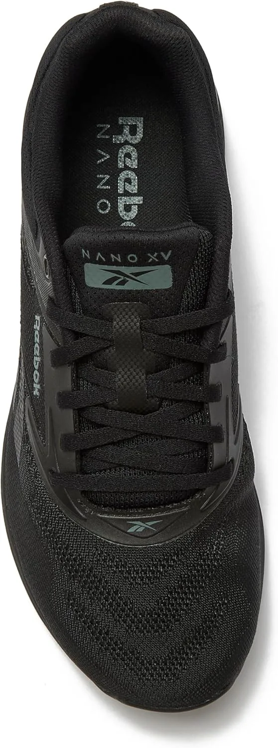 Мужские кроссовки Reebok Nano X5, для кросс-тренинга и легкого бега, черный/серый — фото 4