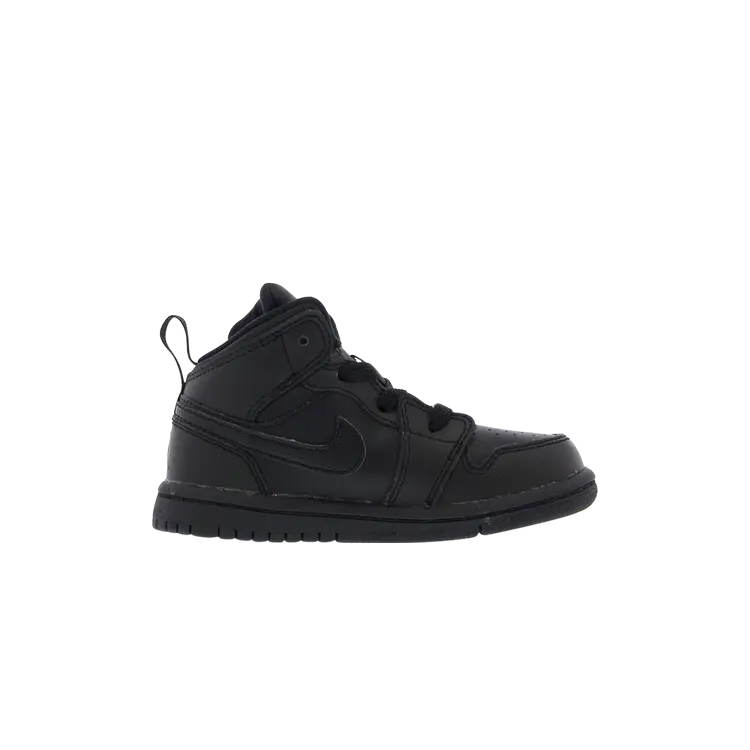 

Кроссовки Air Jordan 1 Retro Mid TD 'Black', черный