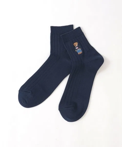 Носки короткие Polo Bear, POLO RALPH LAUREN, тёмно-синий