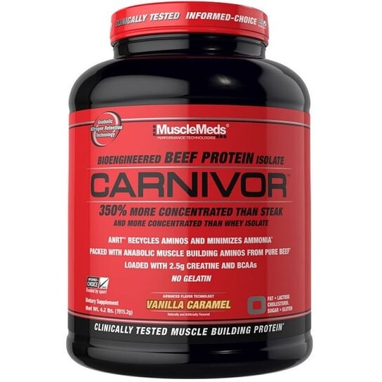 

MuscleMeds - Carnivor Mass, ванильно-карамельный порошок, 1904 г Inna marka