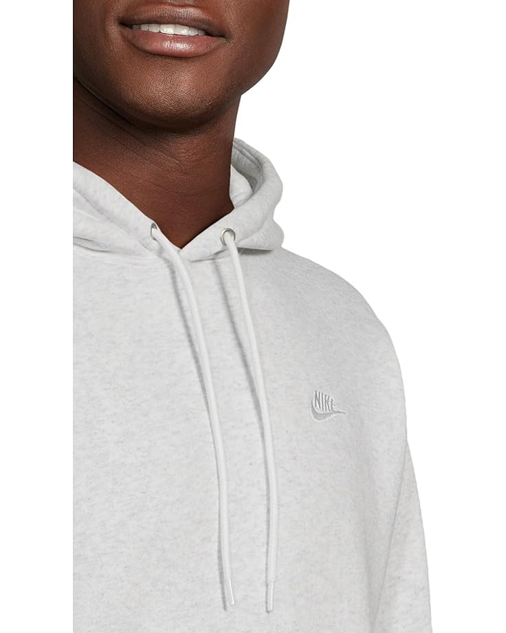 Худи Nike Club Basket Ball Pullover Hoodie, цвет Birch Heather/White/White — фото 4
