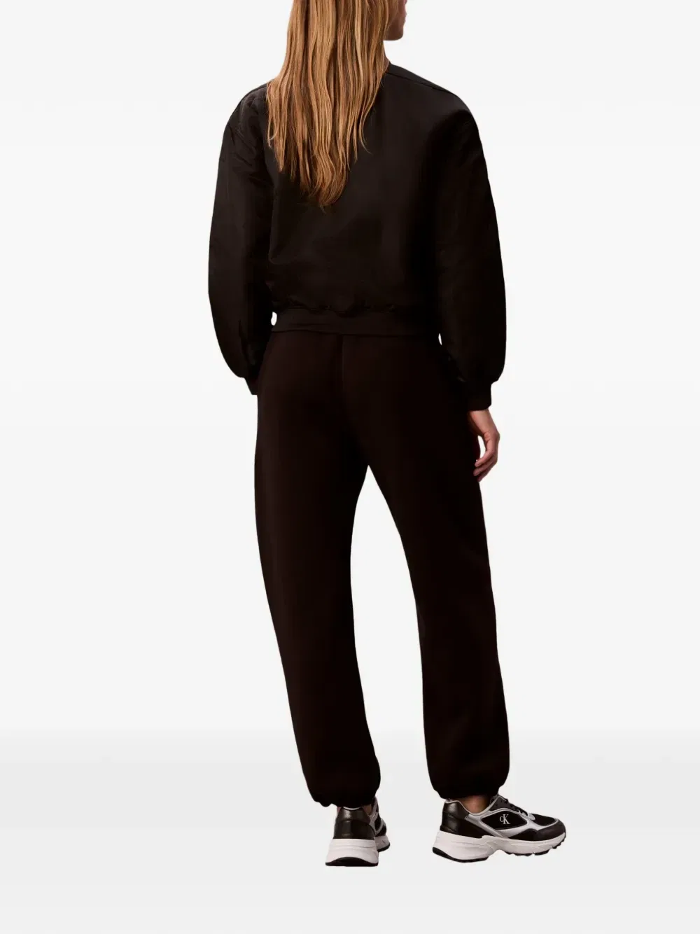 Спортивные брюки свободного кроя с нашивкой-логотипом Calvin Klein, черный — фото 3