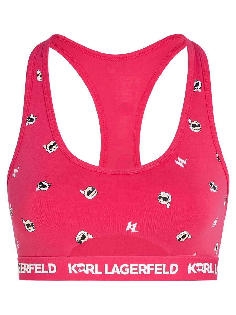 

Бюстгальтер Karl Lagerfeld Bralette Bra, цвет Raspberry