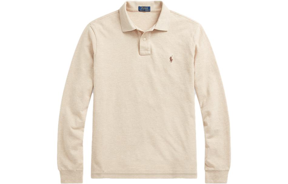 

Рубашка-поло унисекс цвета экрю FW23 Polo Ralph Lauren, Ecru