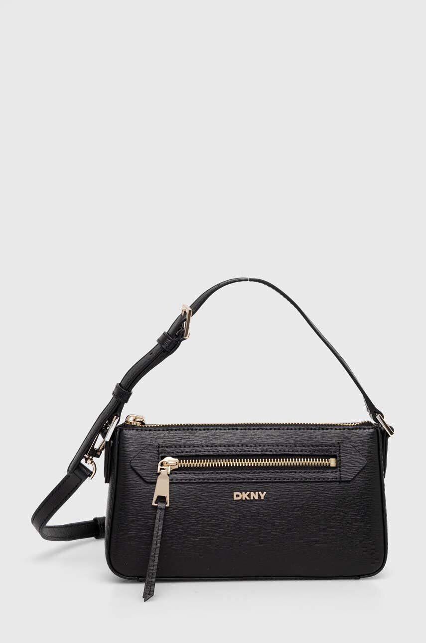 

Кожаная сумка Dkny, черный