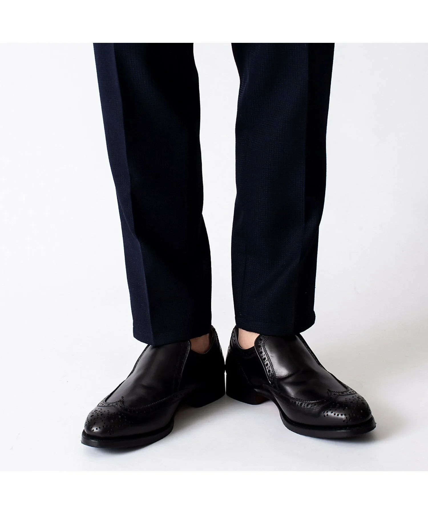 Туфли-слипоны Trickers Brougue Designworks, black