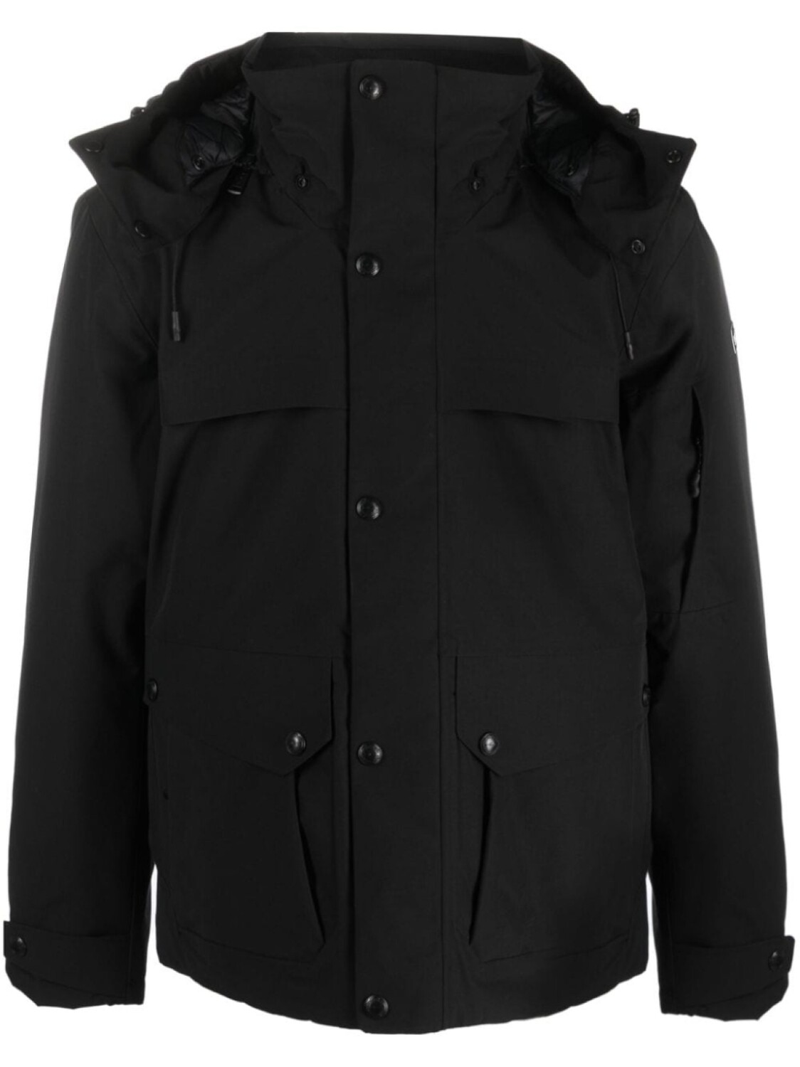 

RLX Ralph Lauren куртка Rhodes с капюшоном и нашивкой-логотипом, черный
