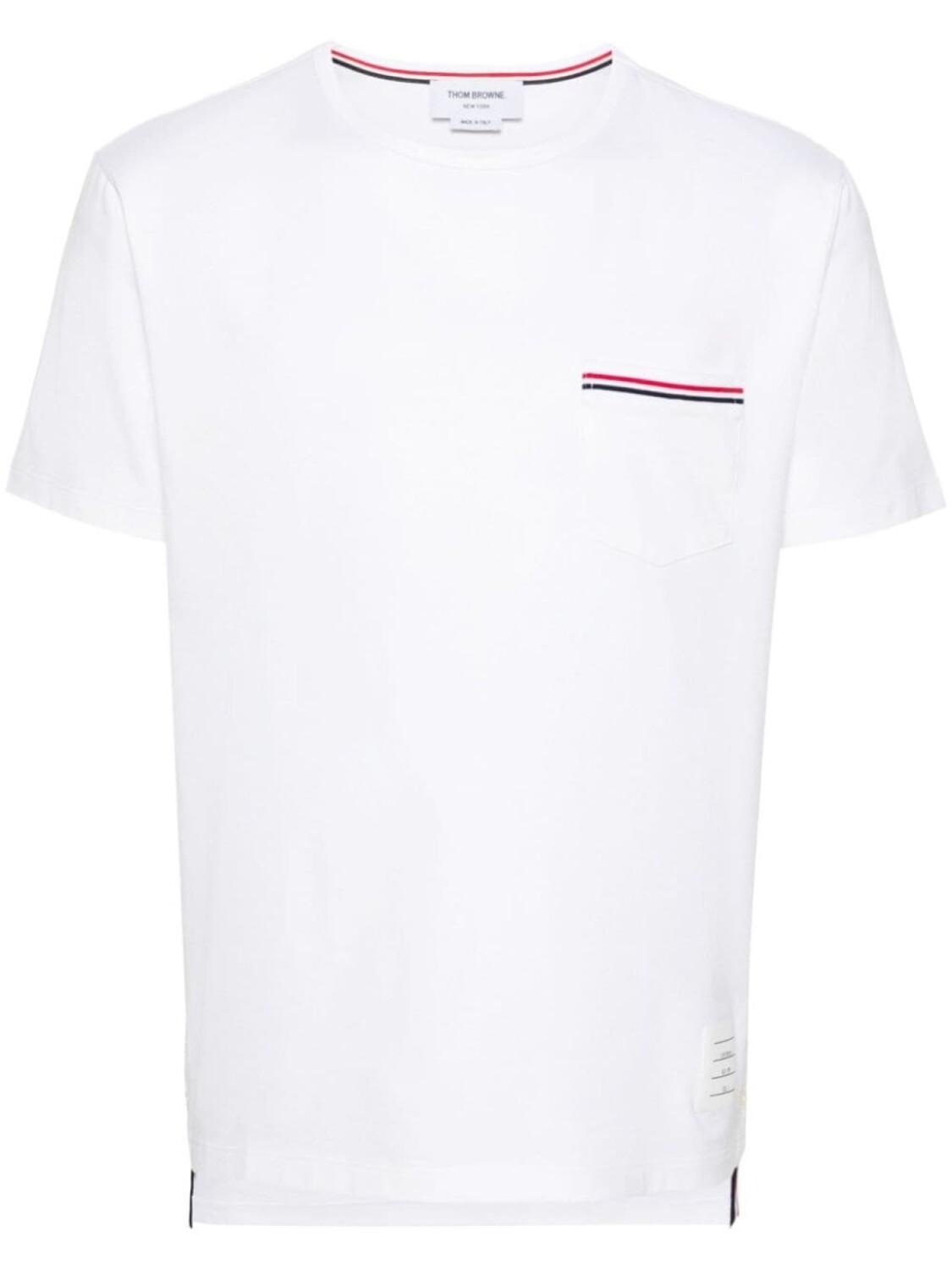 

Thom Browne футболка с полосами, белый