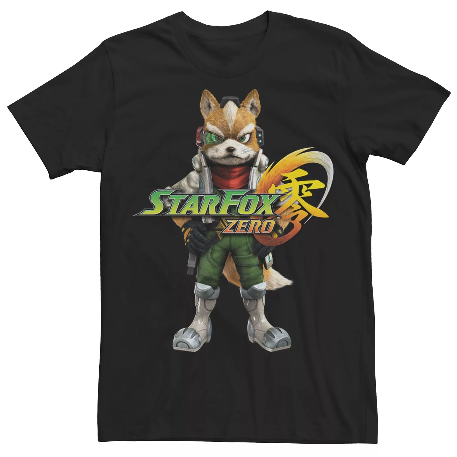

Мужская футболка с логотипом Star Fox Zero Licensed Character