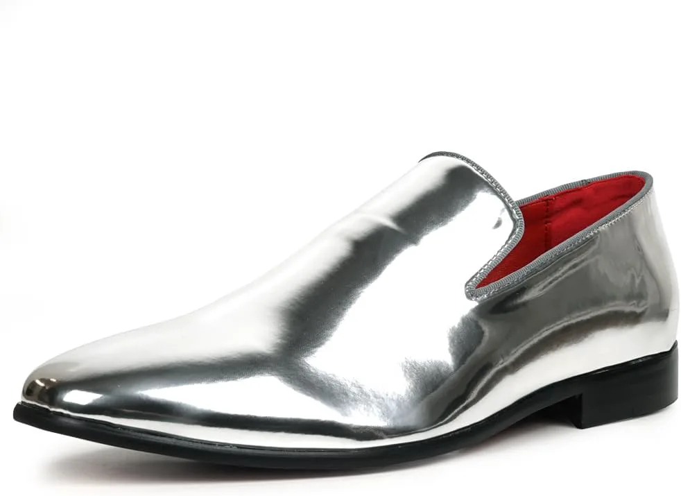 

FI-7548 Металлические слипоны-лоаферы Fiesso by Aurelio Garcia, серебряный