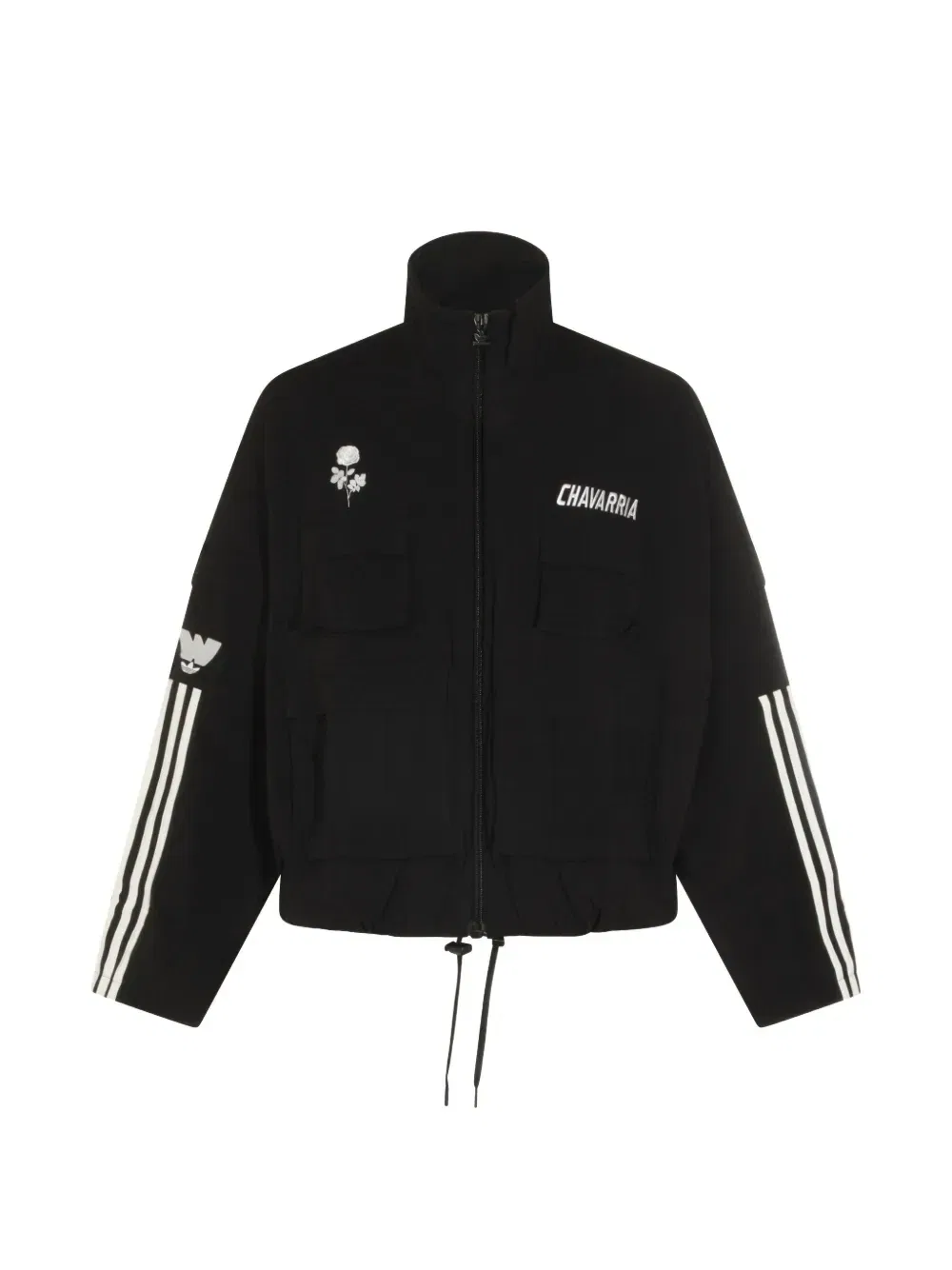 Куртка с вышивкой X Willy Chavarria adidas, черный