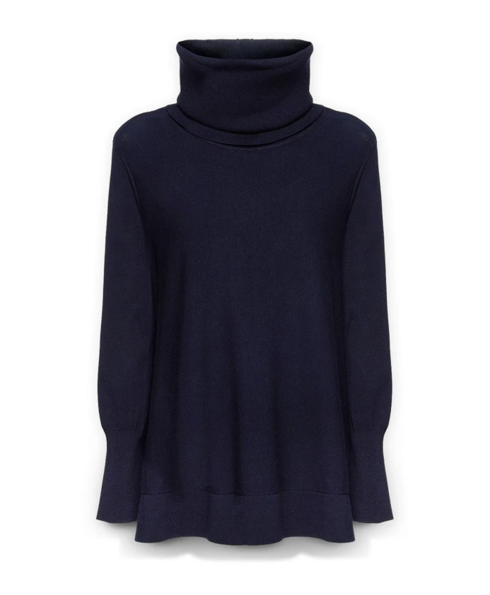 

Свободный пуловер со съемным воротником Elena Mirã², синий