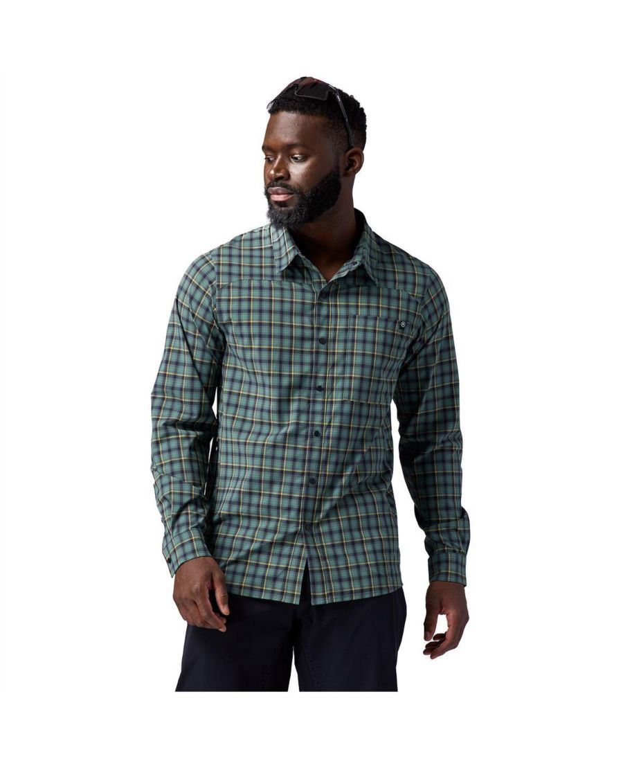 

Мужская велосипедная майка Slickrock с длинным рукавом и пуговицами Backcountry, Turbulence plaid