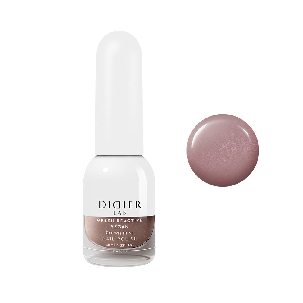 

Веганский лак для ногтей vegan nail polish Didier Lab, цвет brown mist, 10 мл