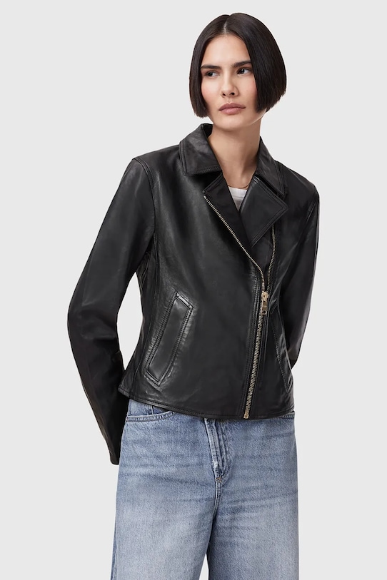 

Кожаная куртка Vela Allsaints, черный