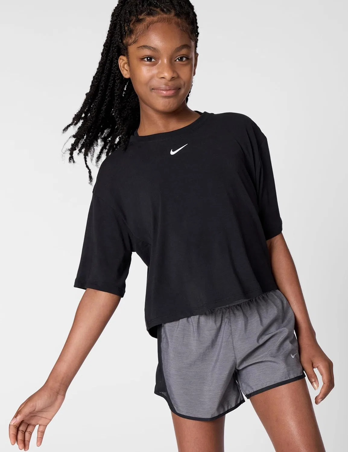 Футболка Nike Dri-FIT, Black/White, XS-XXL — фото 3