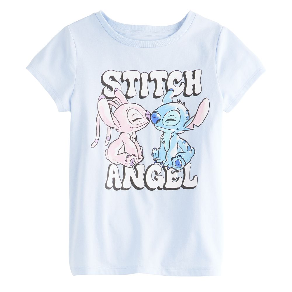 

Футболка с рисунком Disney's Lilo & Stich Angel Girls 7–16, синий