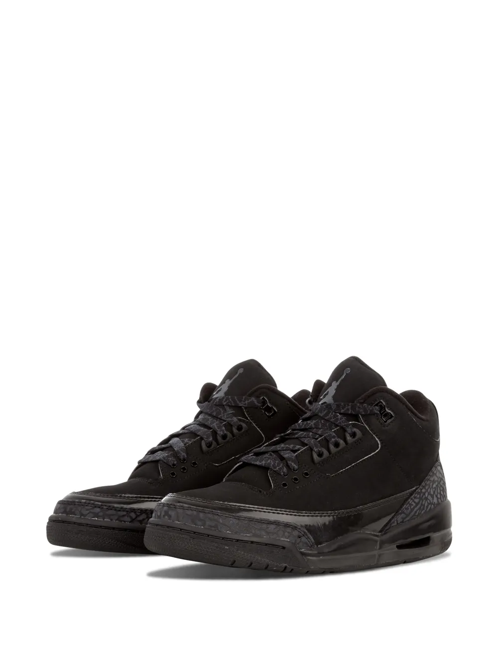Кроссовки Air Jordan 3 Retro, черный — фото 2