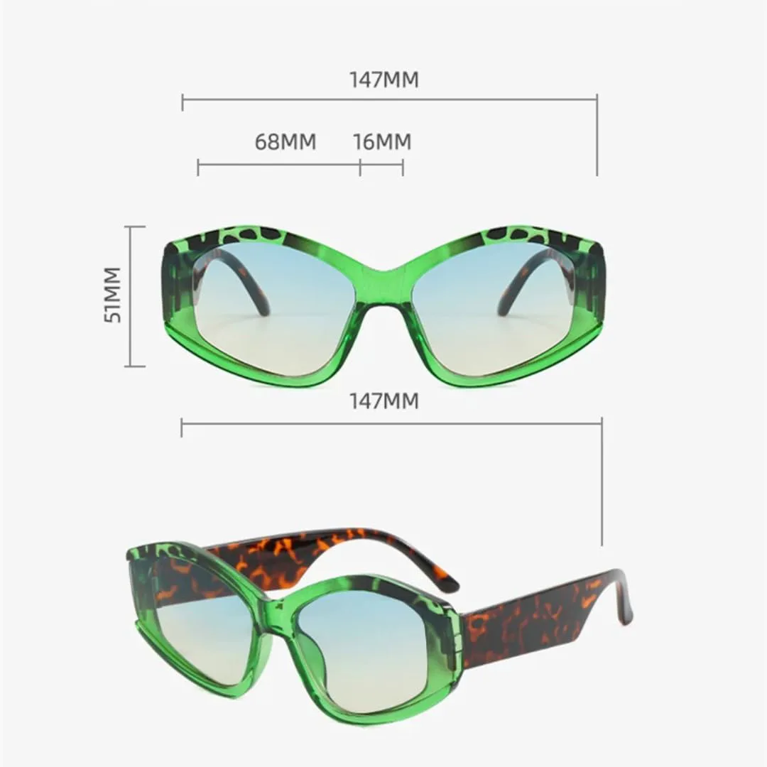 

Популярные модные солнцезащитные очки «кошачий глаз» для женщин, винтажные желтые градиентные очки с защитой от УФ-излучения для мужчин SZVVBKK, Gray Pink