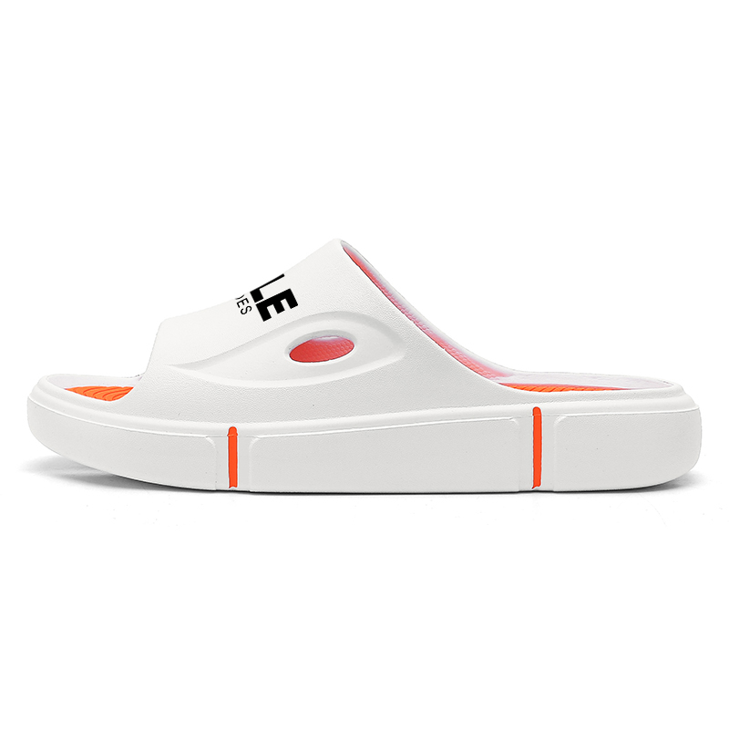 

Сандалии-слайдеры из ЭВА, устойчивые к истиранию, мужские LONGYING, Black Orange