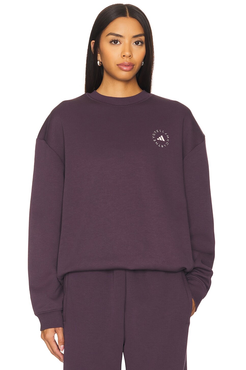 

Свободная толстовка Adidas By Stella Mccartney, цвет minred