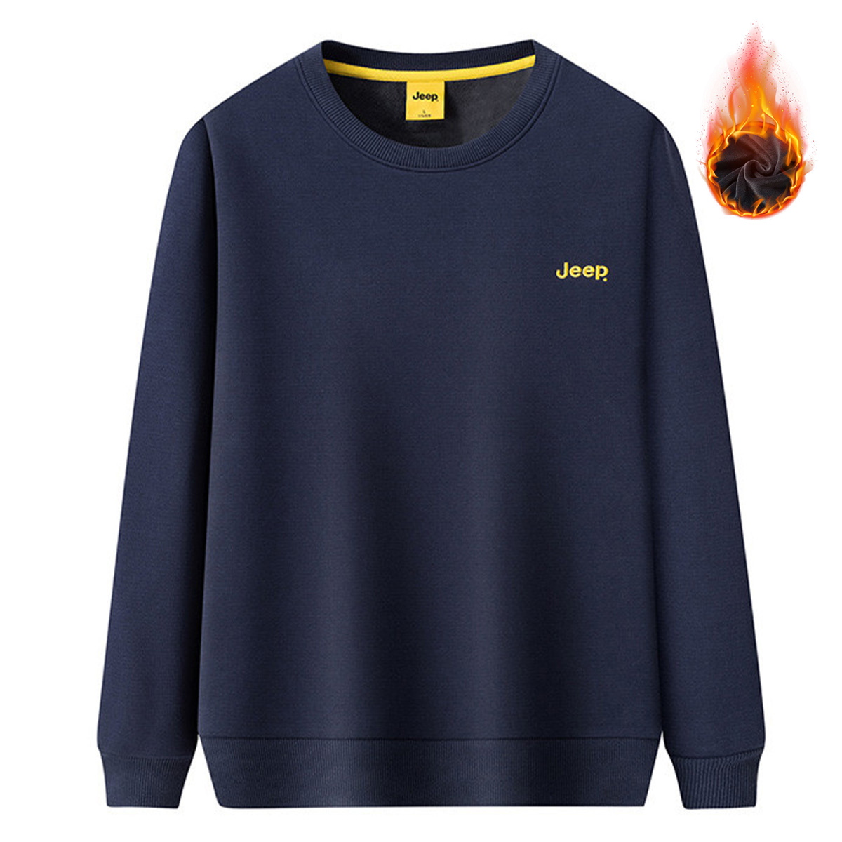 

Свитер Luxurious Wrangler Collection Unisex Jeep, темно-серый (с флисовой подкладкой)