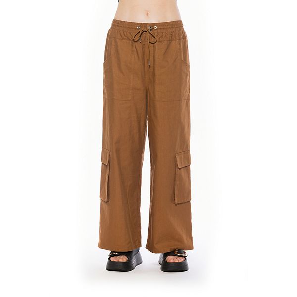 

Женские брюки карго evren на шнурке Alexia Admor, Camel