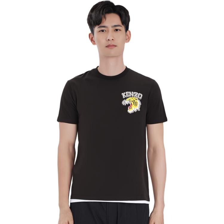Футболка мужская Kenzo Tiger Varsity Classic, черный — фото 3