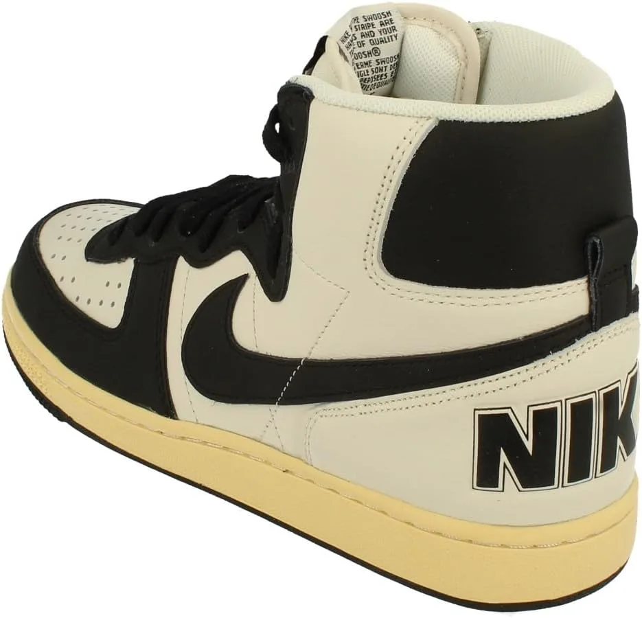 Кроссовки Nike Terminator High PRM для мужчин, модель Fd0394, черный/ванильный — фото 2