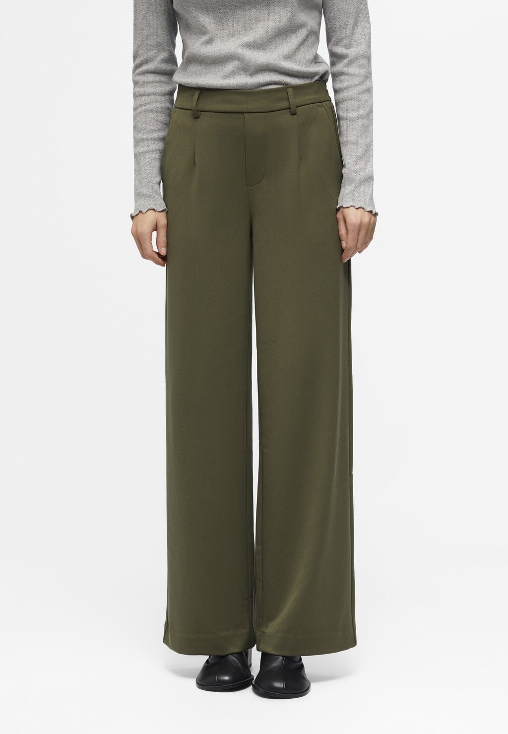 

Брюки Object, цвет ivy green