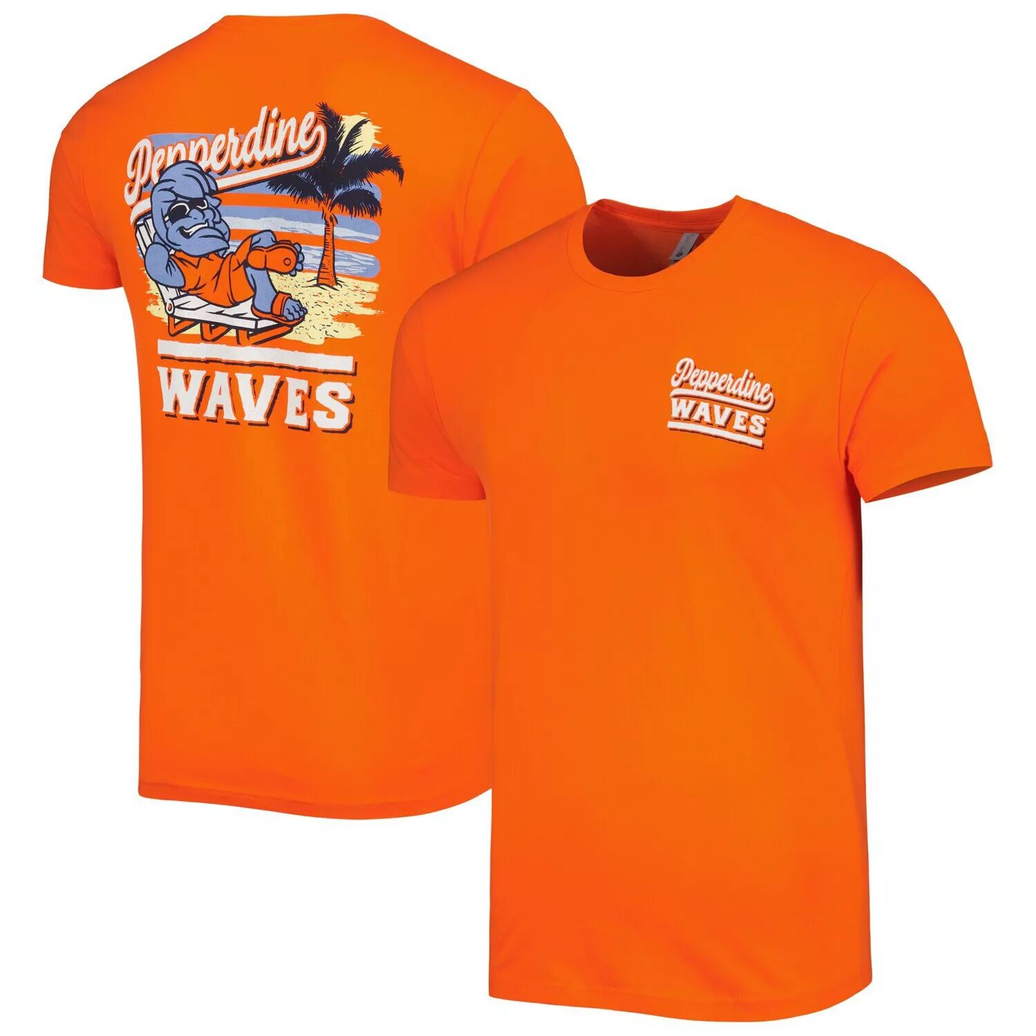 

Мужская футболка Orange Pepperdine Waves Hyperlocal Beach Premium
